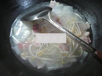 咸肉绿豆芽冬瓜汤的做法步骤7