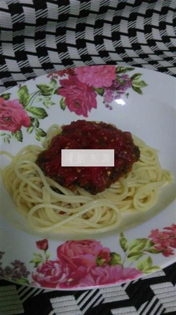 意大利番茄肉酱面的做法步骤5