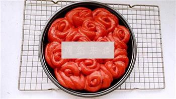 红玫瑰花面包的做法图解19