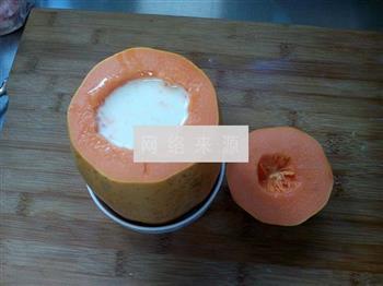 木瓜牛奶冻的做法步骤7