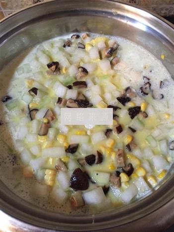 冬瓜玉米瘦肉羹汤的做法图解5