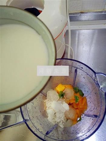 芒果薄荷奶昔的做法步骤2