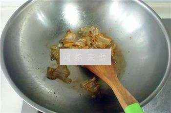 腊肉豆豉炒菜花的做法步骤3