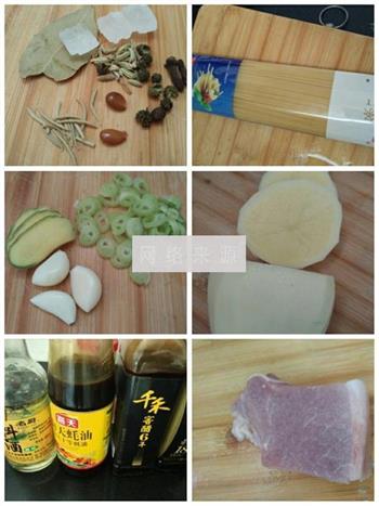 中式土豆炖肉意面的做法步骤1