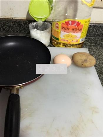 土豆鸡蛋饼的做法步骤1