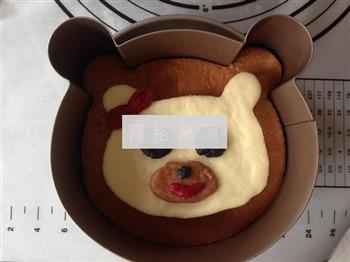 蛋糕夹心小熊面包的做法步骤14