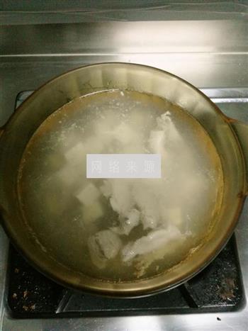 味噌旗鱼汤的做法步骤4