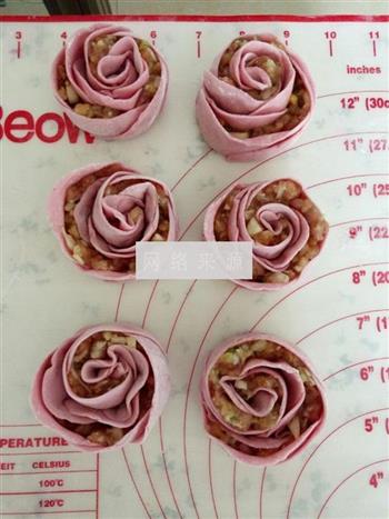 创意面食玫瑰包的做法图解14