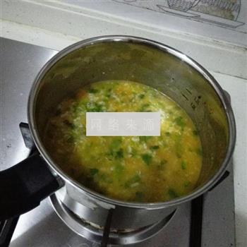 胡萝卜骨汤生菜粥的做法步骤8