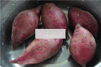 大暑养生－烤紫薯的做法图解1