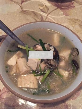 豆腐香菇牡蛎汤的做法步骤5