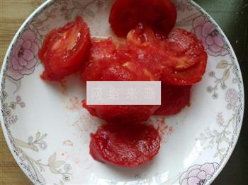 番茄炒花菜的做法图解1