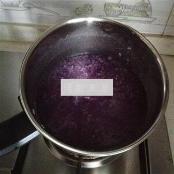 紫薯小米青菜粥的做法步骤5