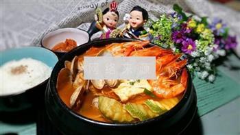 韩式海鲜大酱汤的做法步骤14