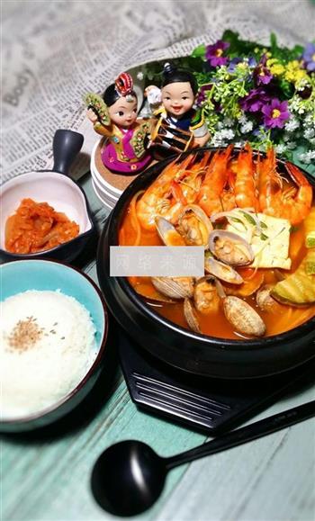 韩式海鲜大酱汤的做法步骤15