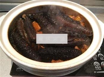 野生海参焖纯种土猪肉的做法图解7