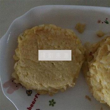 米饭鸡蛋饼的做法图解3
