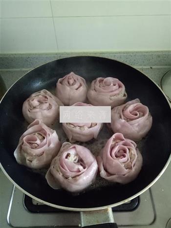 紫薯玫瑰花抱蛋煎饺的做法步骤18