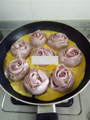 紫薯玫瑰花抱蛋煎饺的做法图解21