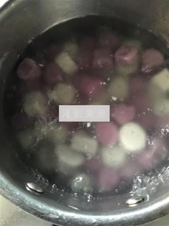 紫薯西米芋圆的做法图解9