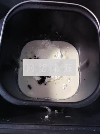 天然酵母燕麦麻薯软欧的做法步骤2