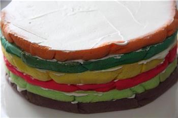 彩虹蛋糕的做法图解7