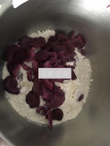 紫薯牛奶馒头的做法图解6