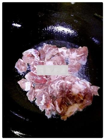 蒜苔炒牛肉的做法步骤3