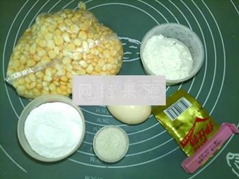 鲜玉米发糕的做法步骤1