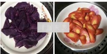 紫薯胡萝卜面的做法步骤1
