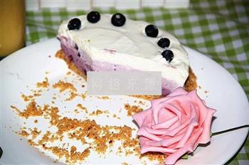 蓝莓渐变色冻芝士蛋糕的做法步骤8