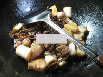 茶树菇茭白烧五花肉的做法图解11