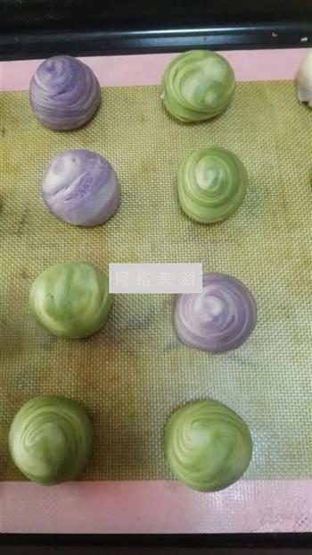 抹茶紫薯酥的做法步骤6