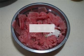 肉片炒南瓜藤的做法图解7