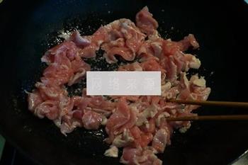 肉片炒南瓜藤的做法步骤8