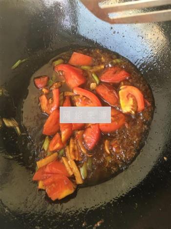 西红柿炒鸡蛋凉拌面的做法步骤5