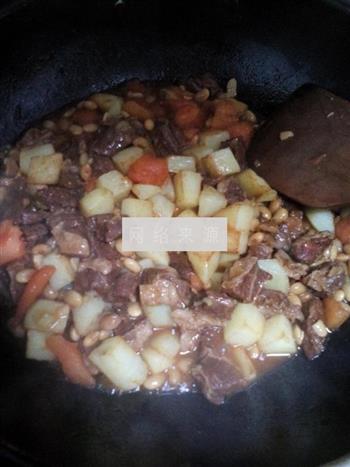 茄汁黄豆炖牛肉的做法步骤11