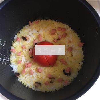 番茄土豆焖饭的做法步骤2