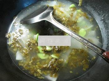 雪菜蚕豆冬瓜汤的做法图解7