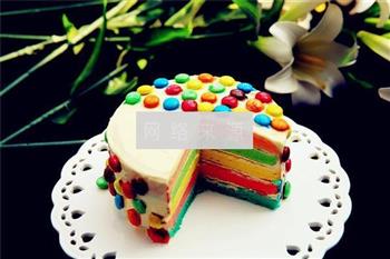 彩虹蛋糕的做法步骤19