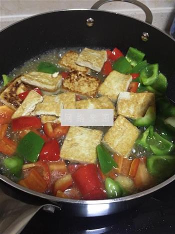 辣椒酱焖老豆腐的做法图解5