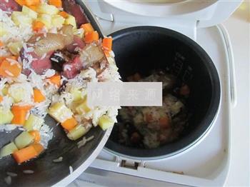 腊肉土豆焖饭的做法步骤7