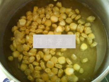 腊肠玉米浓汤的做法步骤7