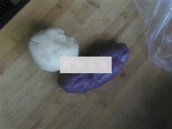 空气炸锅版酸奶紫薯饼干的做法步骤2