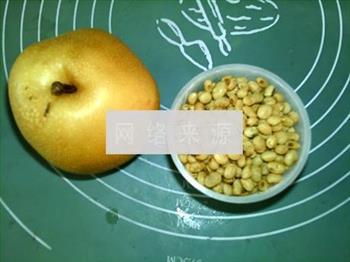 甜梨熟豆豆浆的做法步骤1