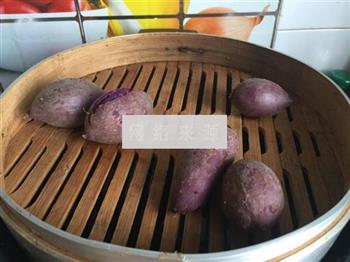 紫薯吐司的做法步骤1