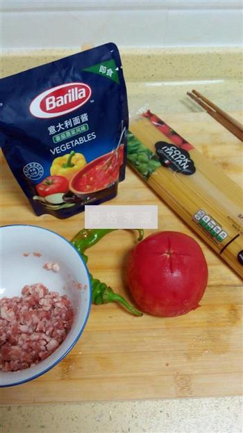 番茄肉酱意面的做法步骤4