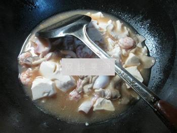 海鲜秀珍菇豆腐的做法图解8