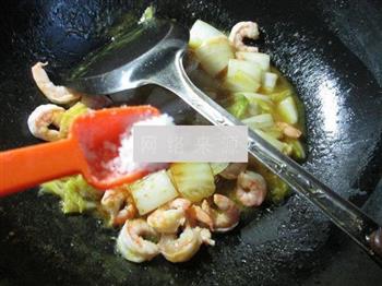 咖喱虾仁白菜的做法图解8
