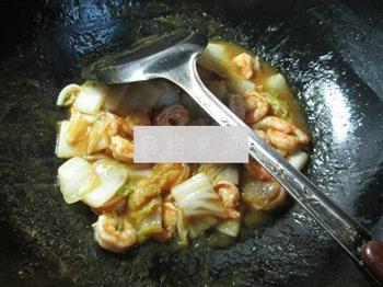 咖喱虾仁白菜的做法图解9